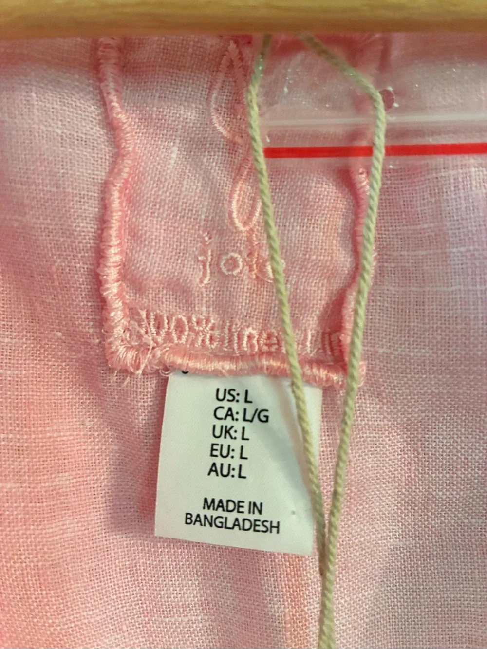 Joie Linen Pale Pink Sleeveless Button-Front Eyelet Top - NWT - Picture 8 of 10